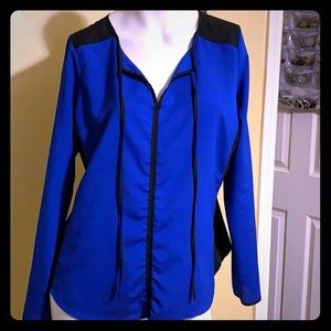 New York company blue  and black 👚